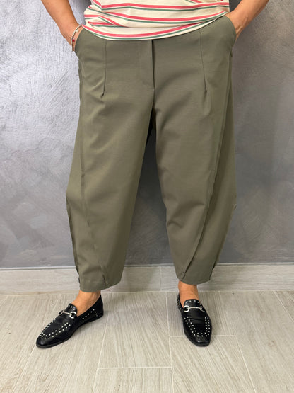 Pantalone Wendy Balloon Verde Militare