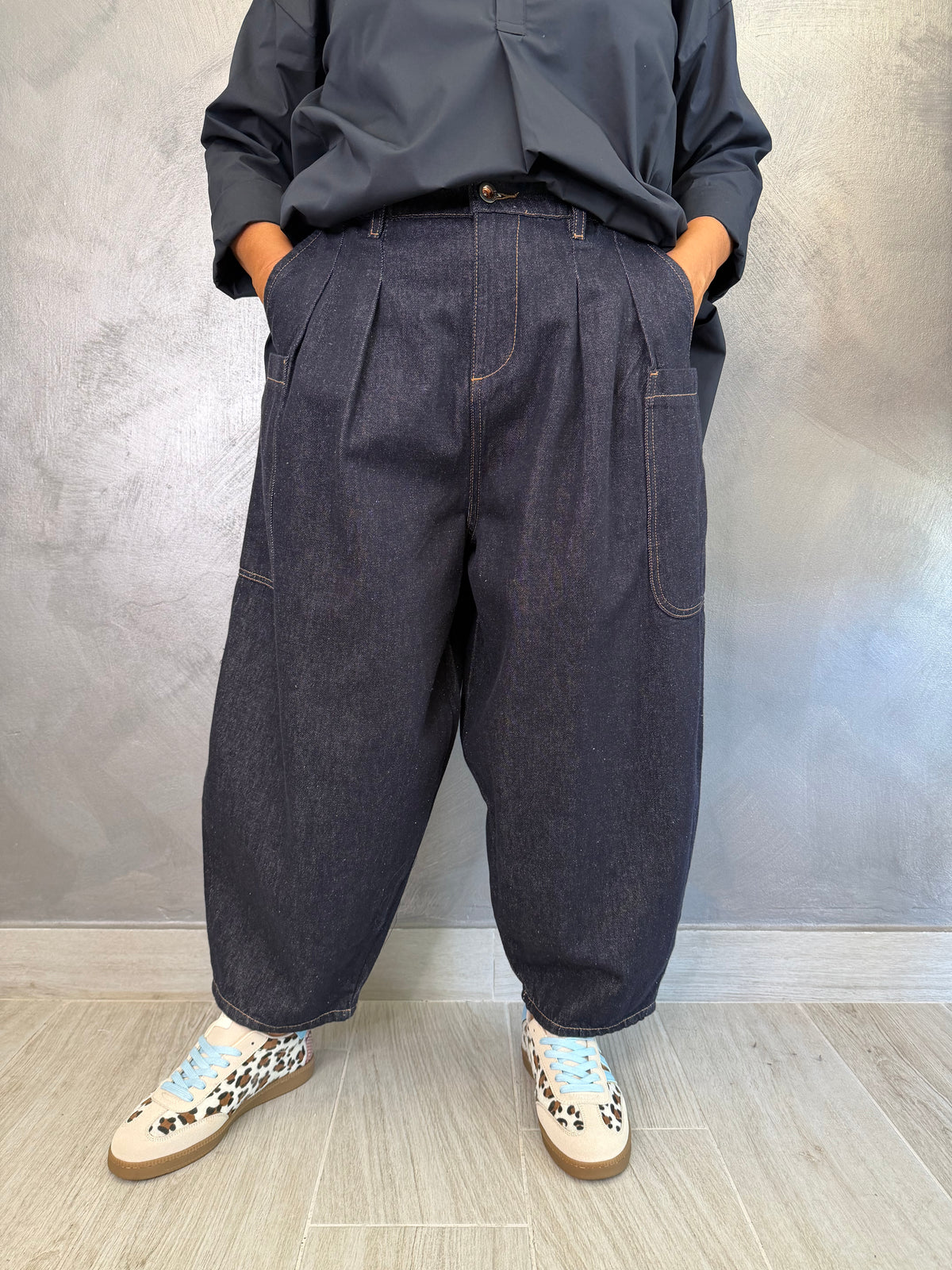 Jeans Wendy Cargo Blu