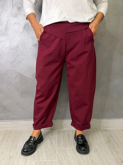 Pantalone 158C Sofia Bordeaux
