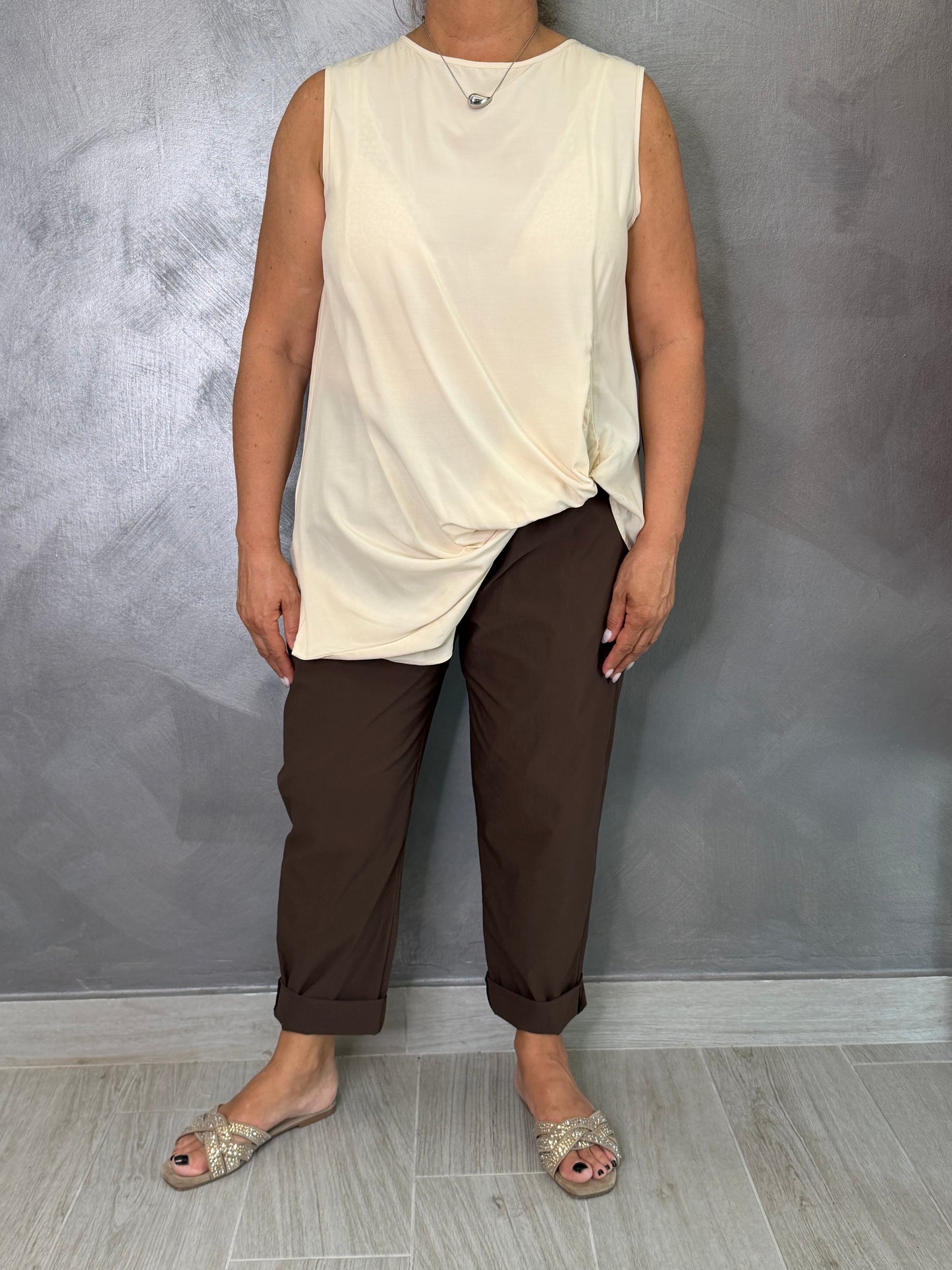 Canotta Wendy Clarissa Beige