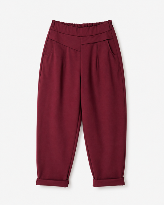 Pantalone 158C Sofia Bordeaux