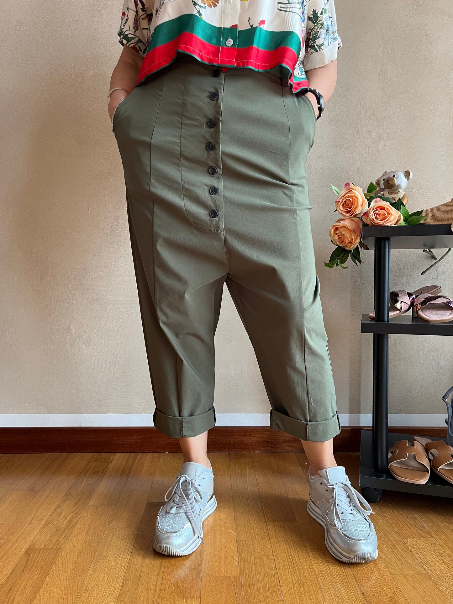 Pantalone Sun Florinda Verde Militare