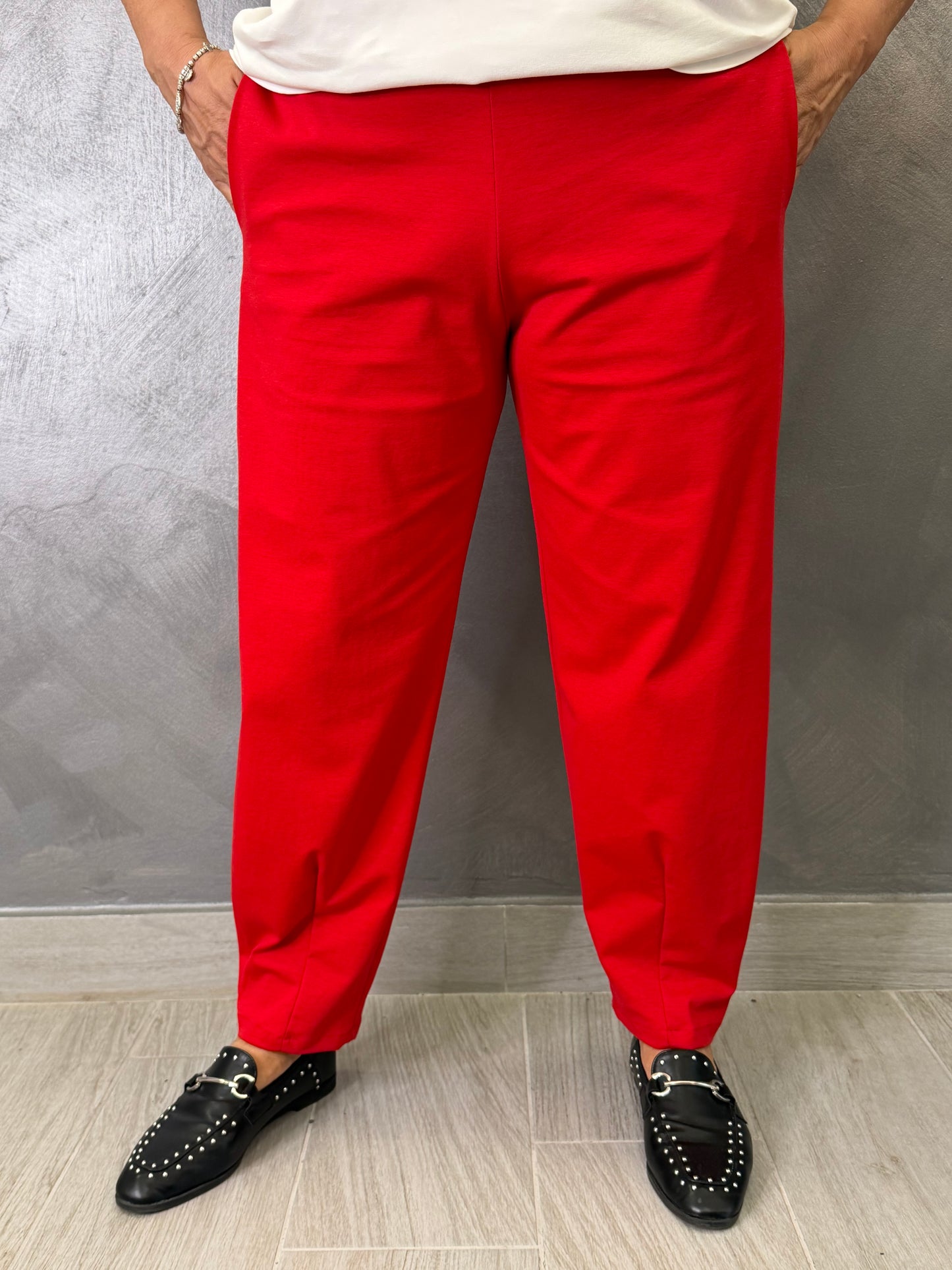 Pantalone Wendy Slim Rosso