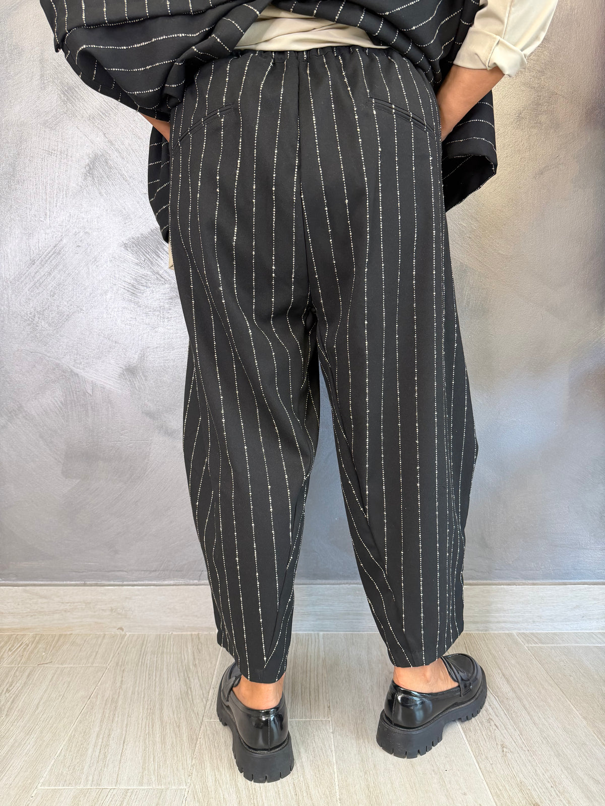 Pantalone Aléa Uni Ambra Nero