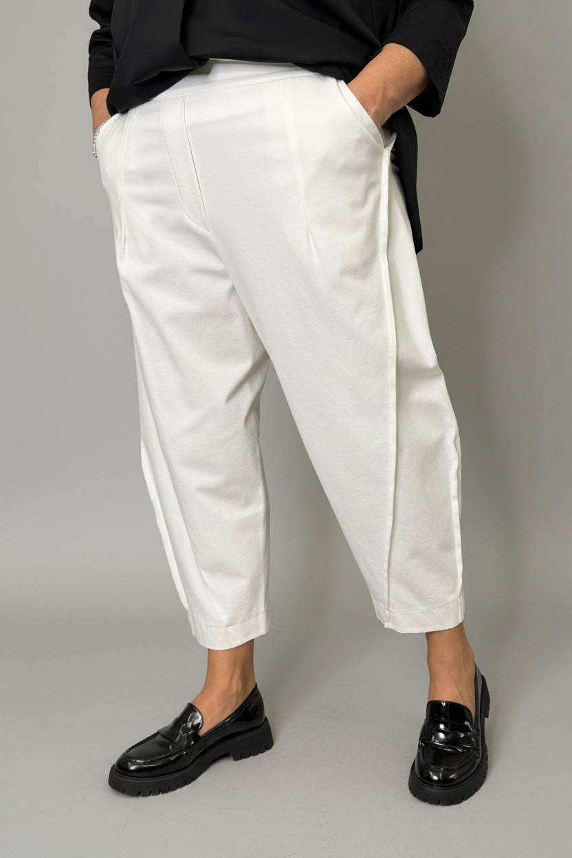 Pantalone Wendy Balloon Bianco