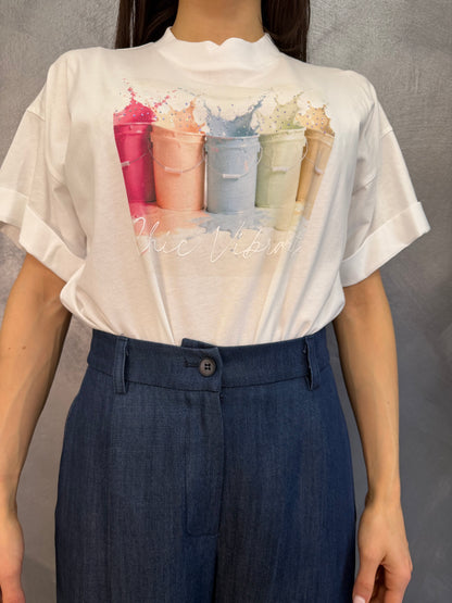 T-shirt Chic Vibrant Imperial