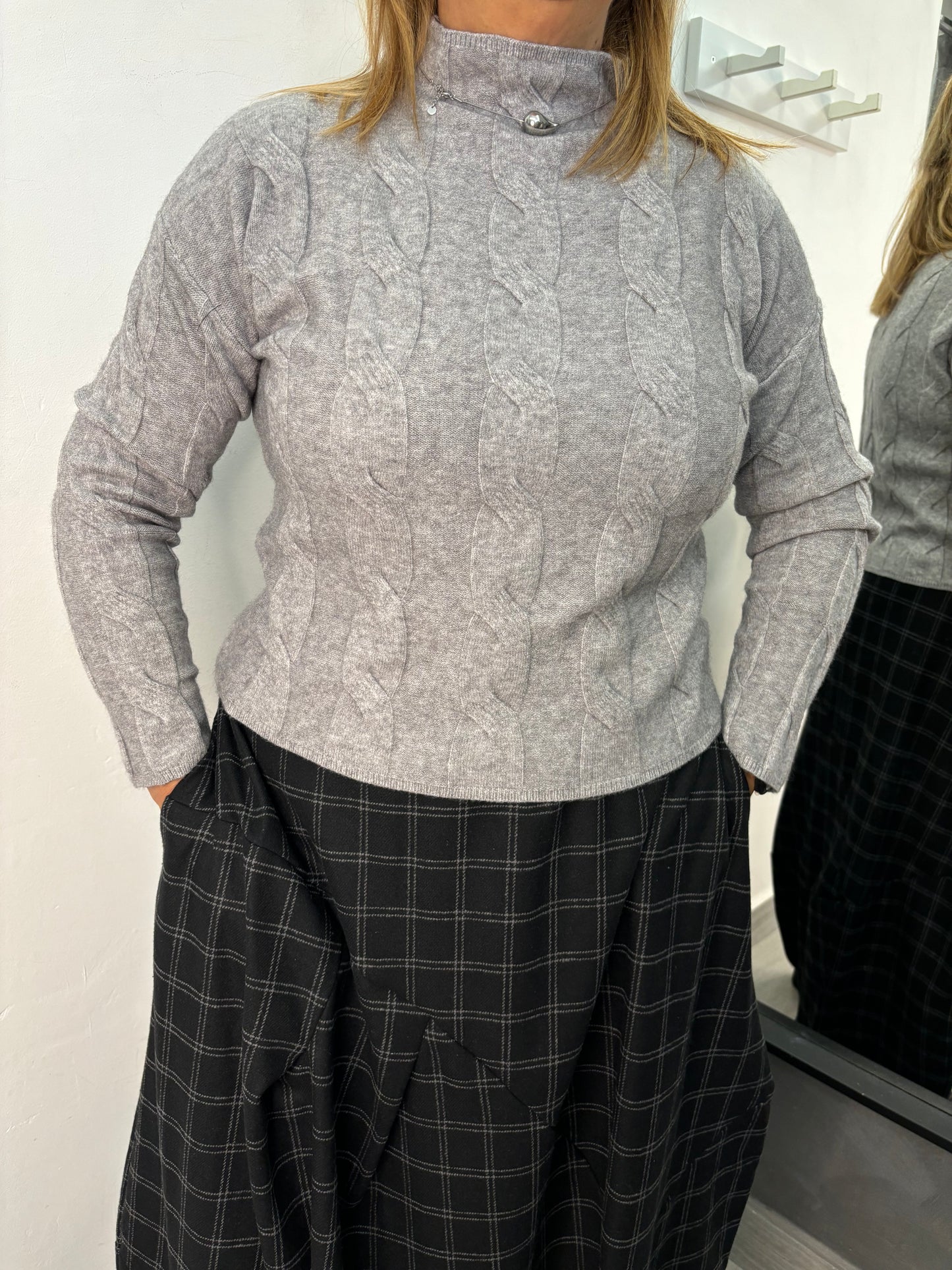 Maglione Iride Grigio