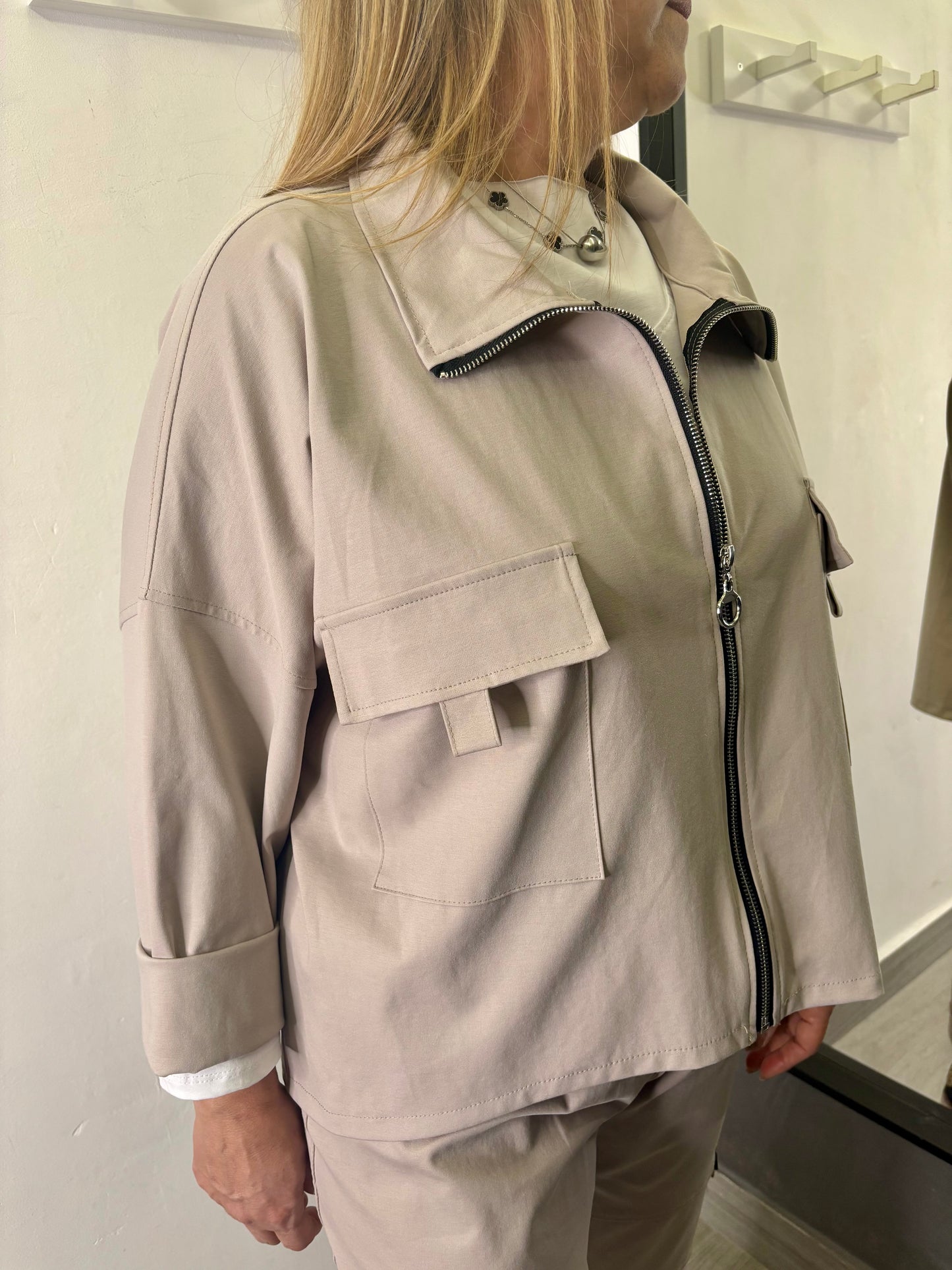 Giubbotto 158C Lucilla Beige