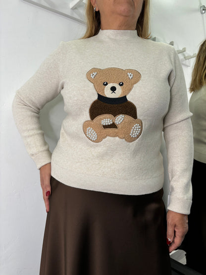Maglia Teddy Beige