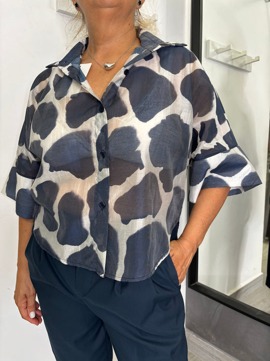 Camicia Bea Burro/Blu