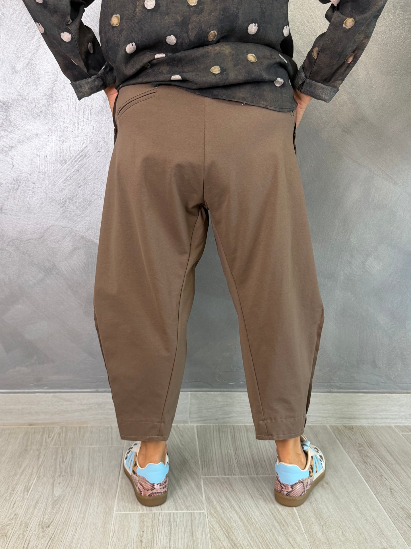 Pantalone Wendy Balloon Marrone