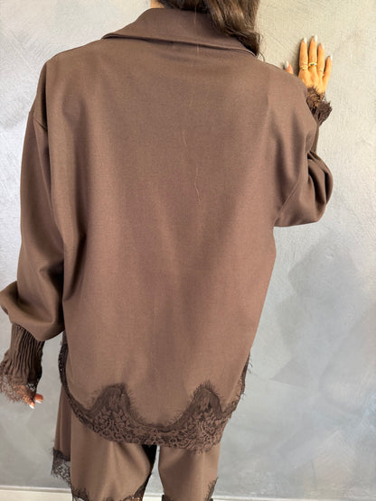 Camicia Margot Marrone