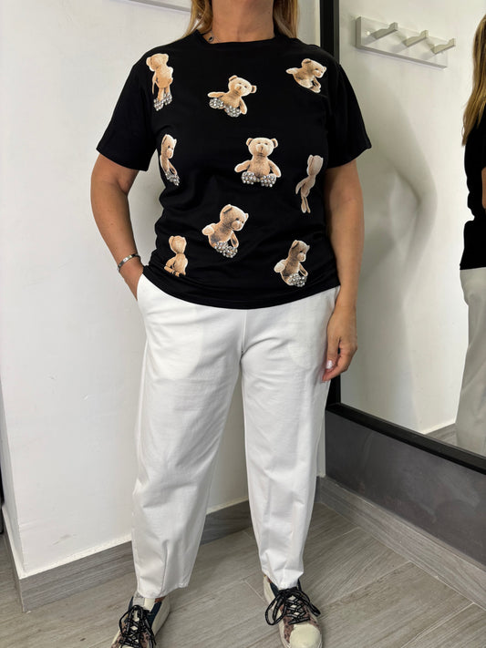 Pantalone Wendy Slim Bianco