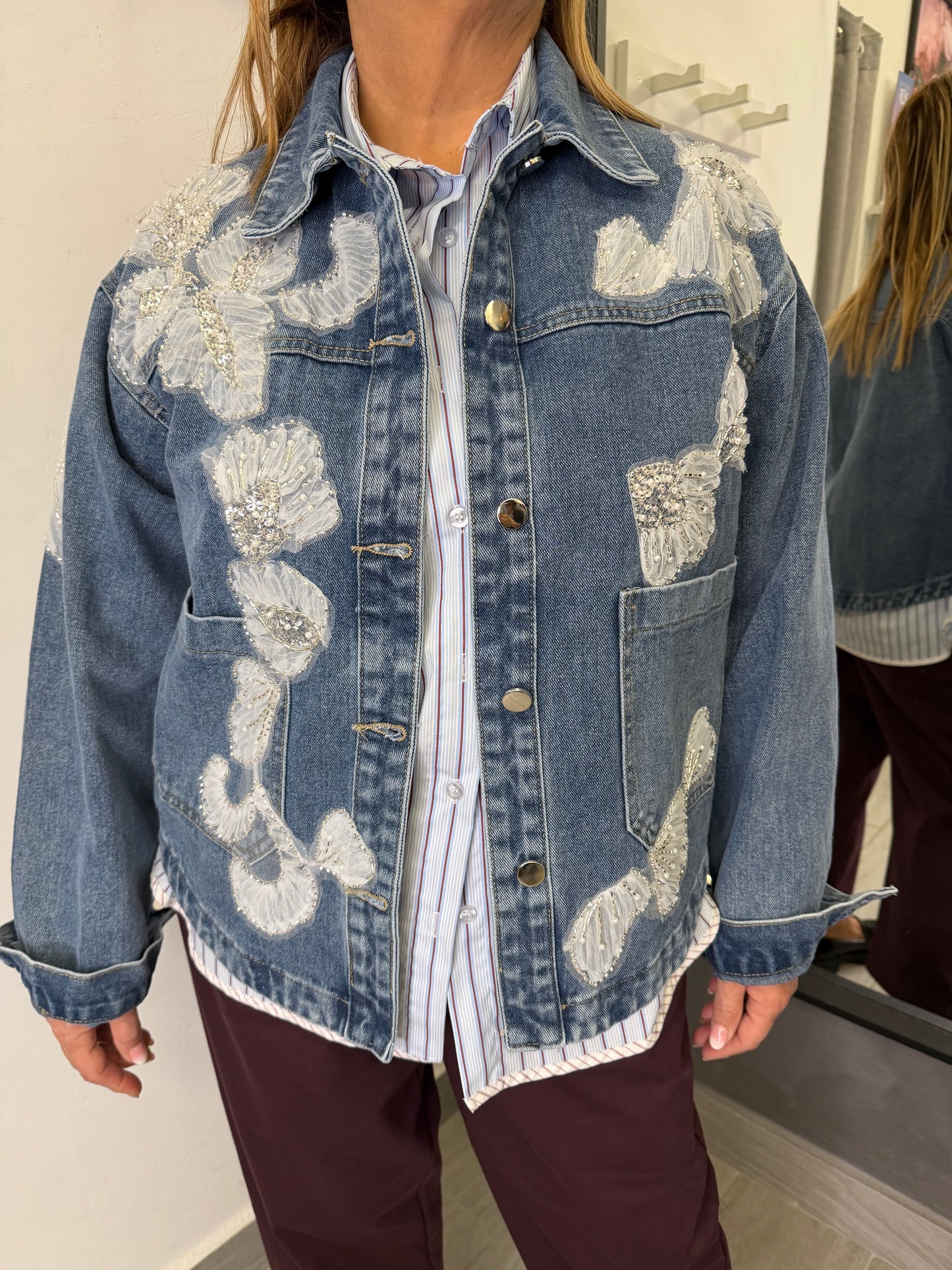 Giubbotto Jolanda Jeans Scuro