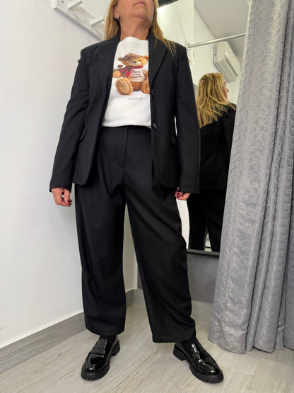 Pantalone Baggy Nero Vicolo