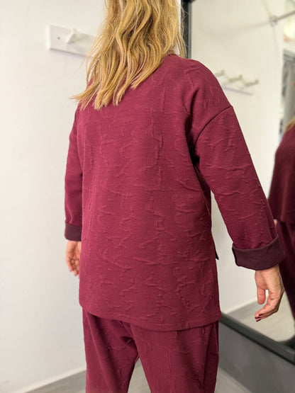 Casacca Sun Clea Burgundi