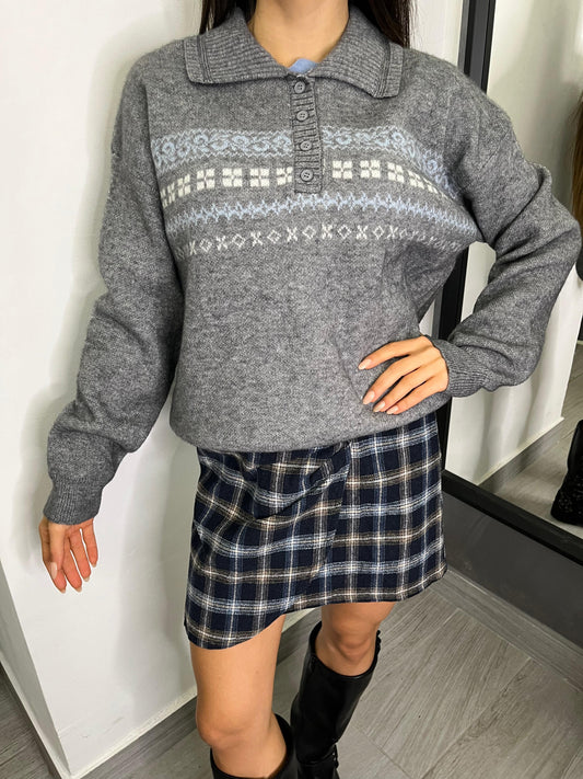 Maglione Grechine Grigio