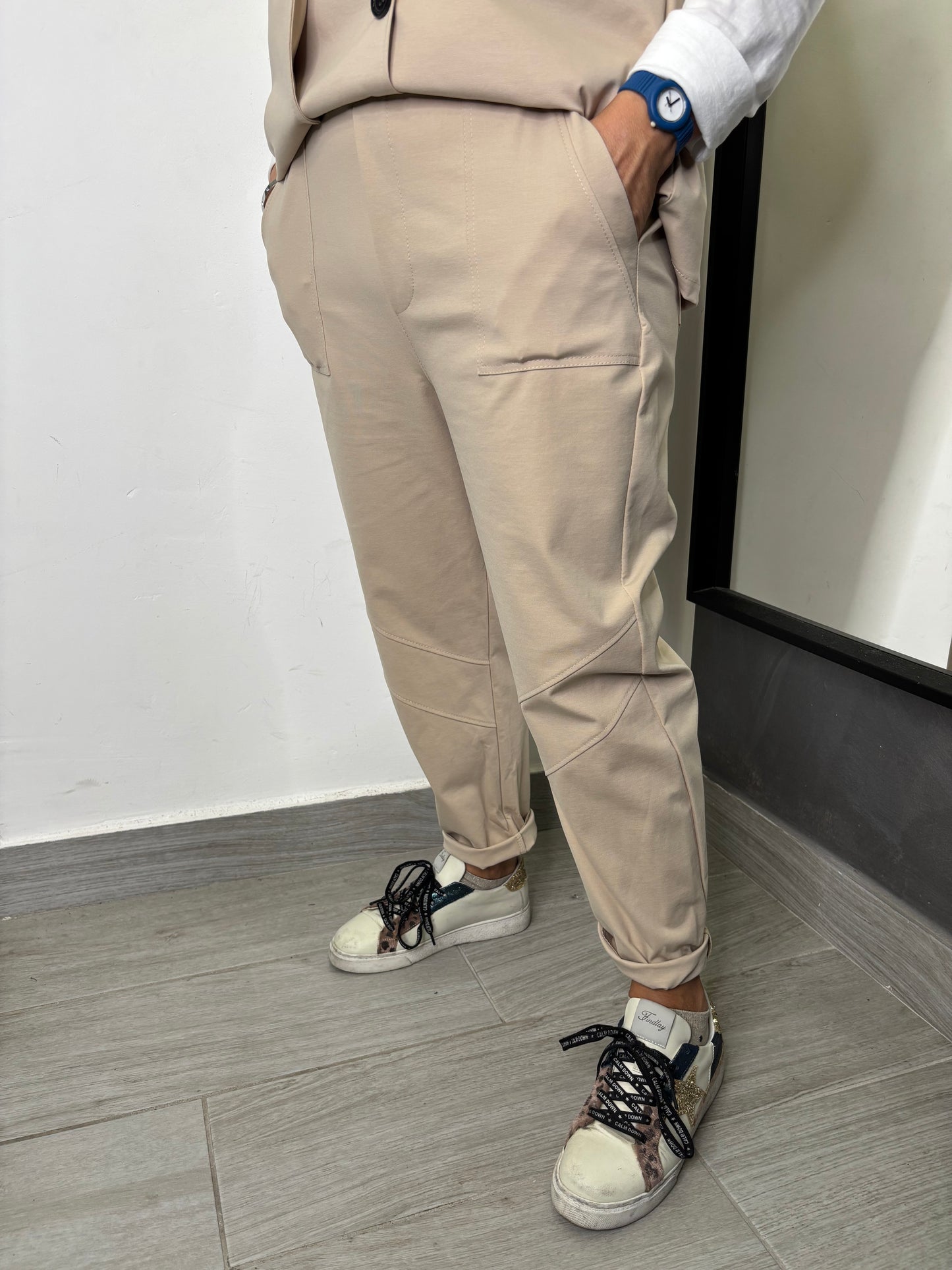 Pantalone 158C Ely Beige