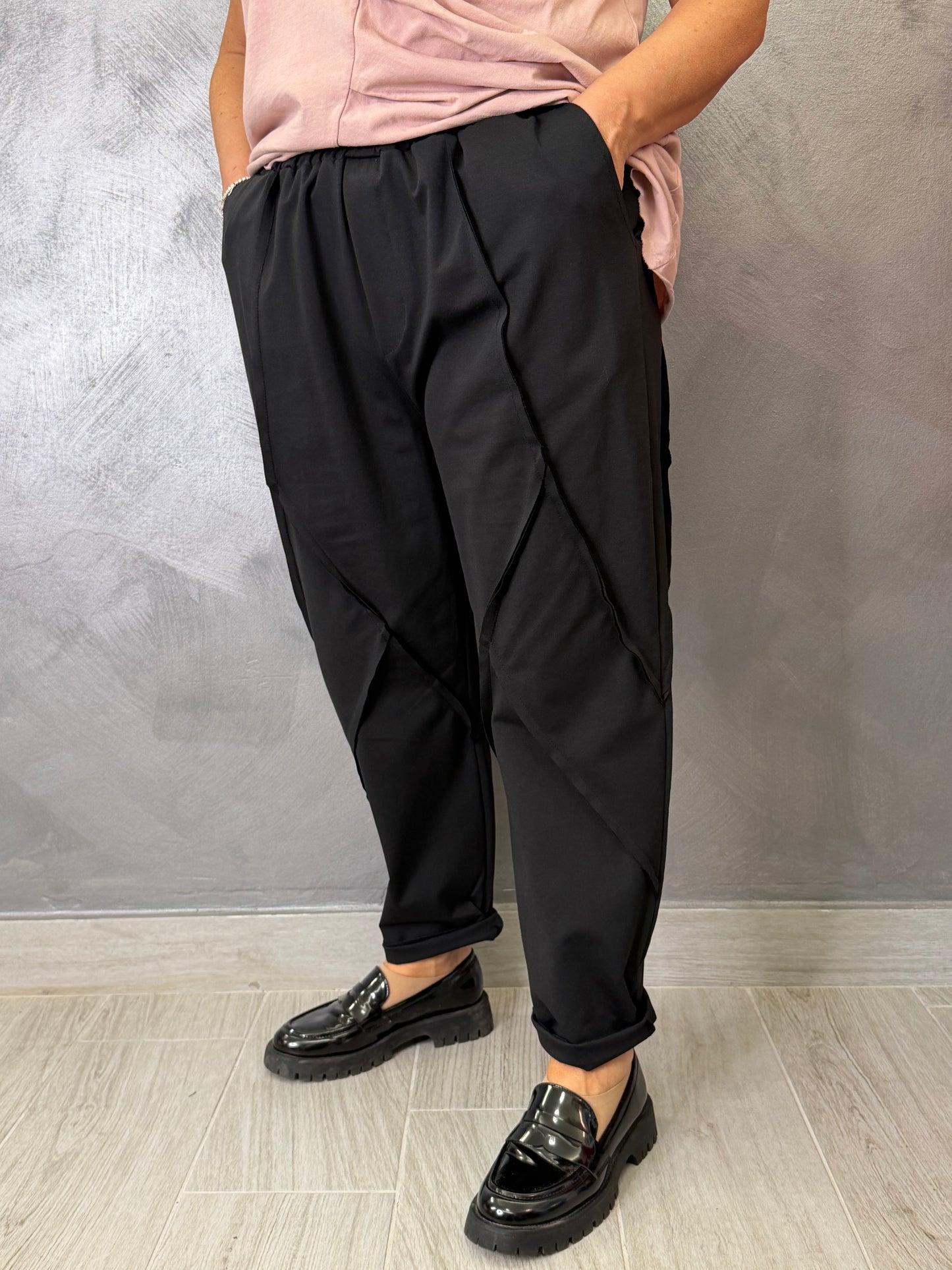 Pantalone 158C Micol Nero