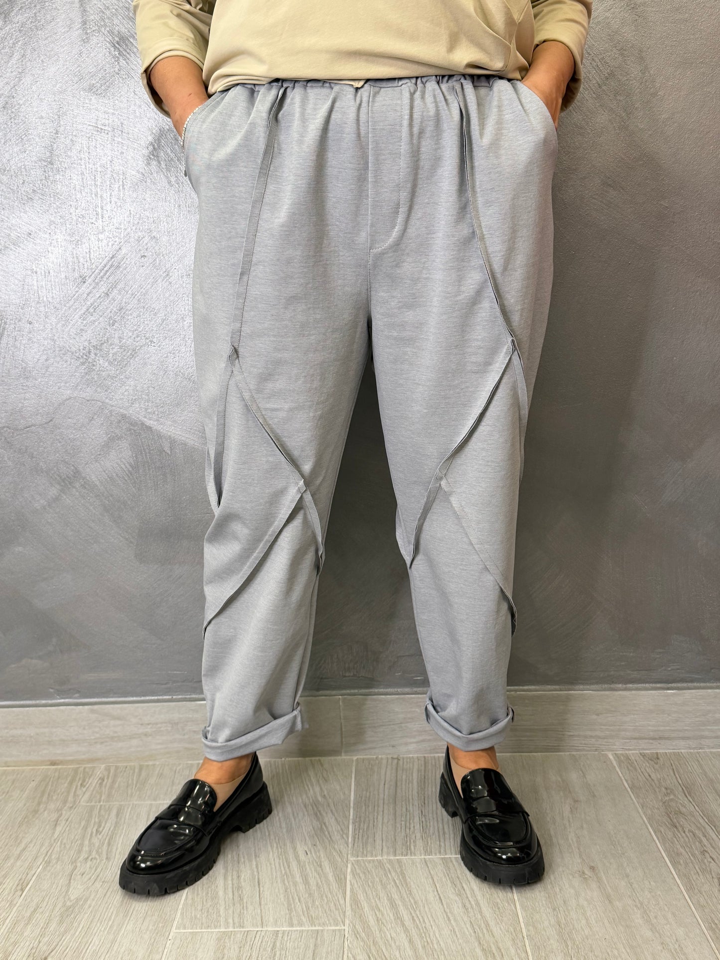 Pantalone 158C Micol Grigio