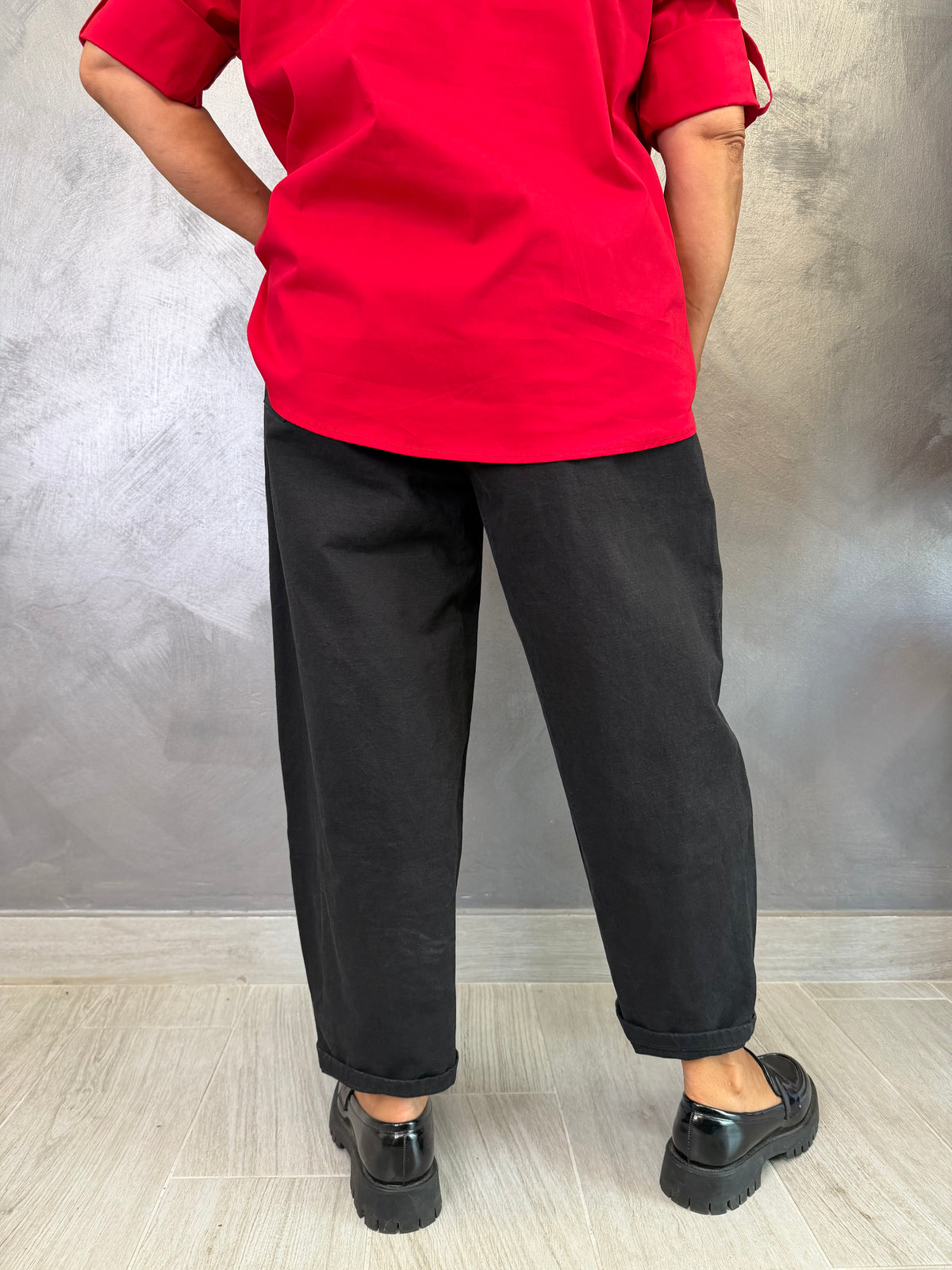 Jeans Wendy Neri Ricamo Floreale