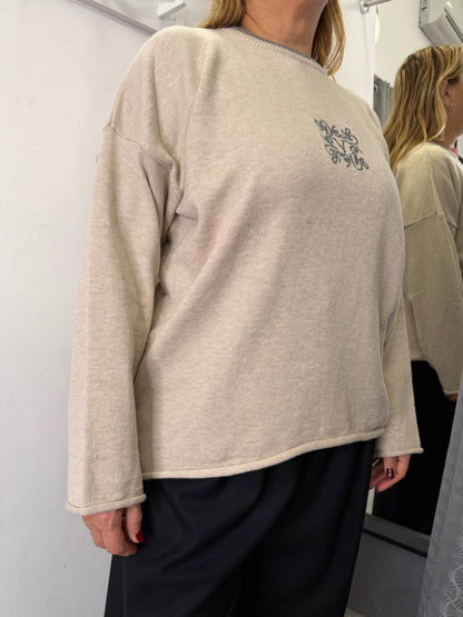 Maglione Beige Vicolo