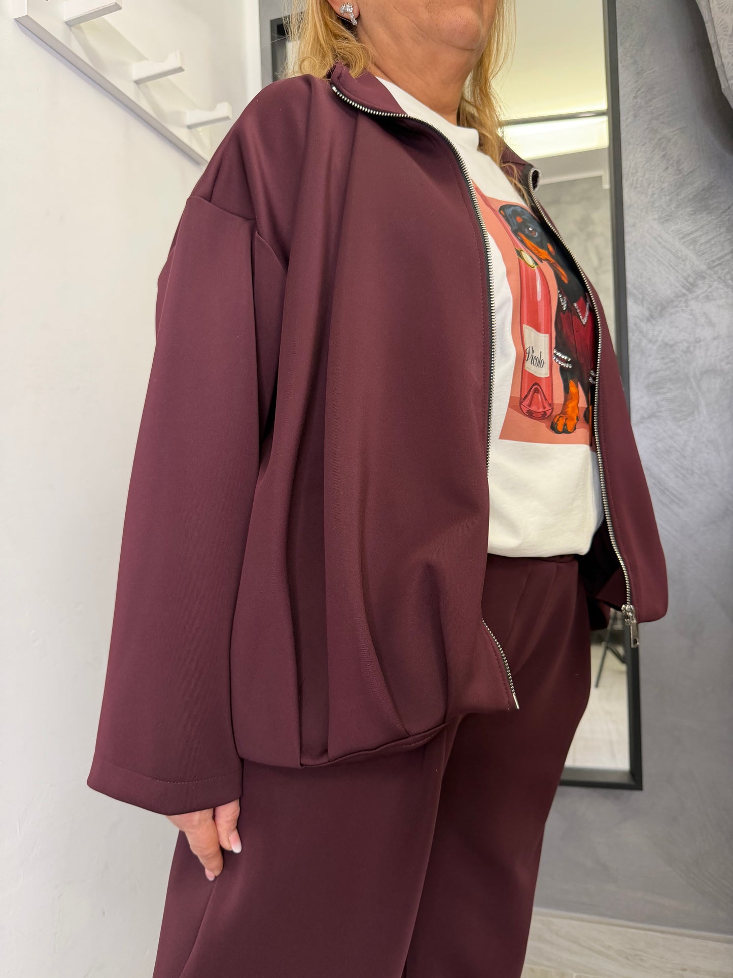 Giubbotto Micky Burgundi