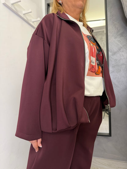 Giubbotto Micky Burgundi