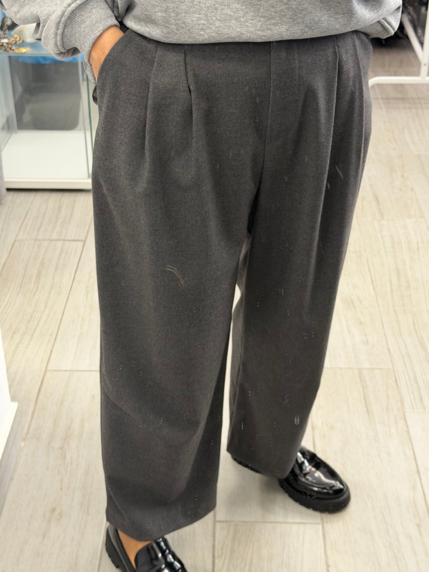 Pantalone Baggy Grigio Vicolo
