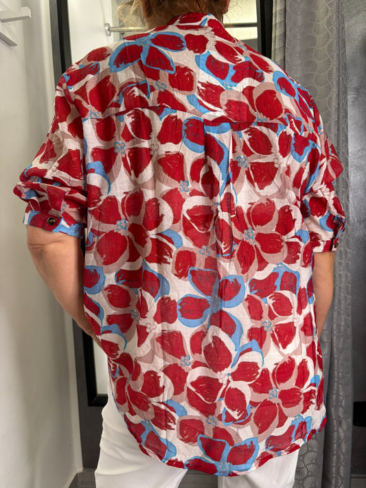 Camicia Fantasia Rossa