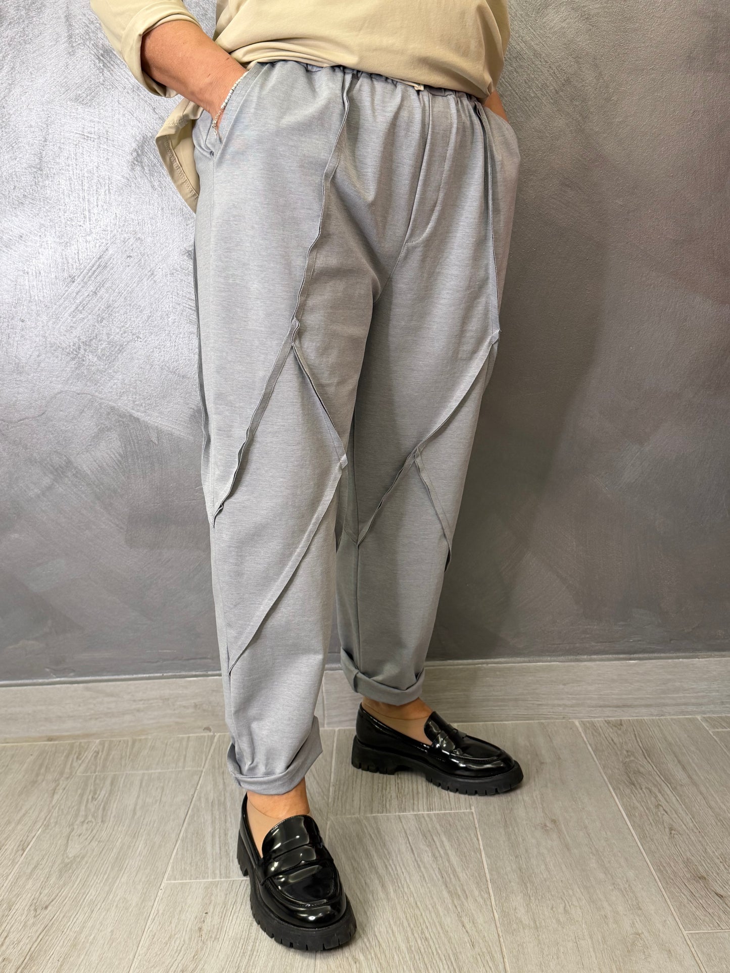 Pantalone 158C Micol Grigio