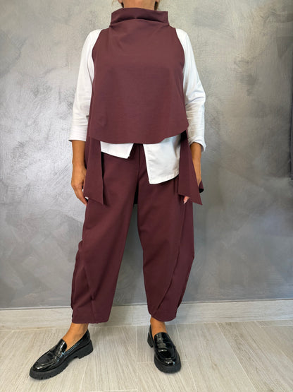 Gilet Wendy Bordeaux