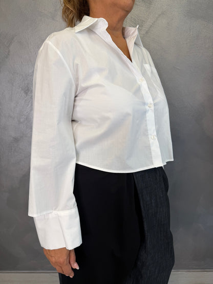 Camicia Crop Bianca Imperial