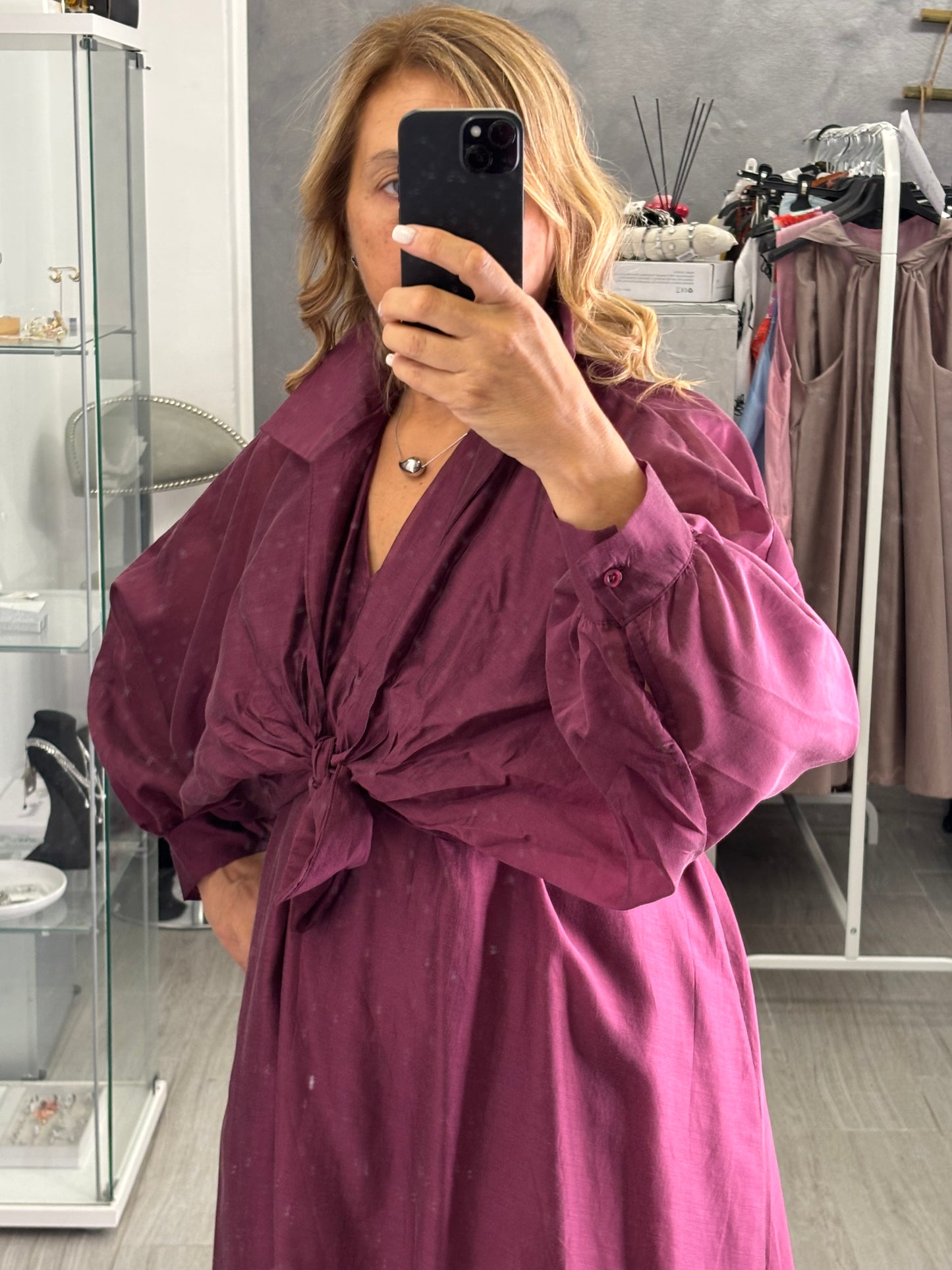 Camicia Lara Bordeaux