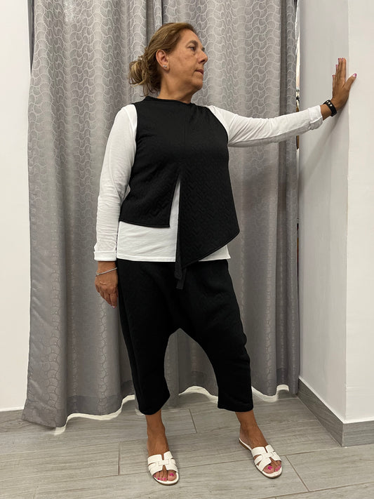 Pantalone Wendy a cavallo basso Nero