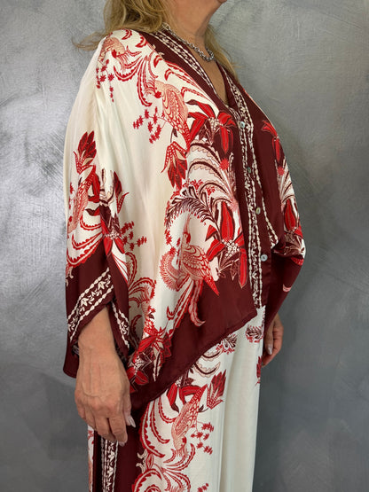 Camicia Nives Fantasia Rossa
