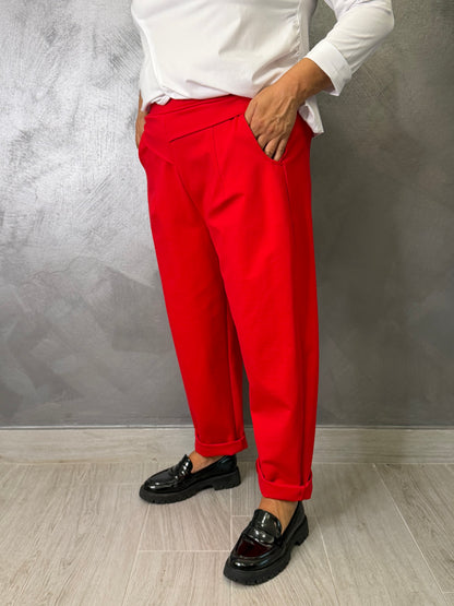 Pantalone 158C Sofia Rosso
