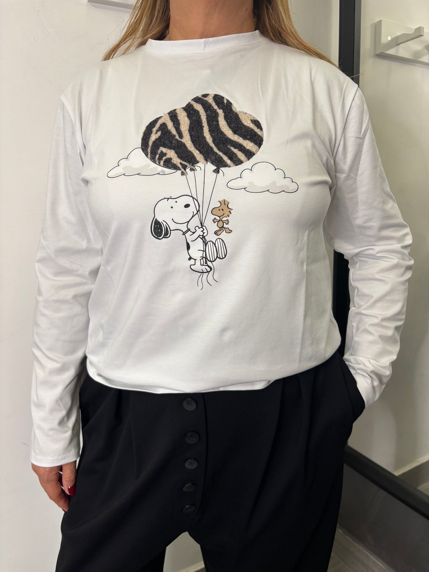 Maglietta Palloncino Bianca