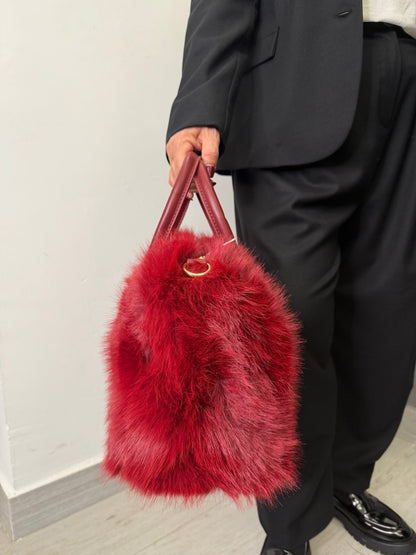 Borsa bauletto Bordeaux