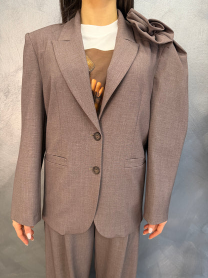 Giacca Nocciola Melange Imperial