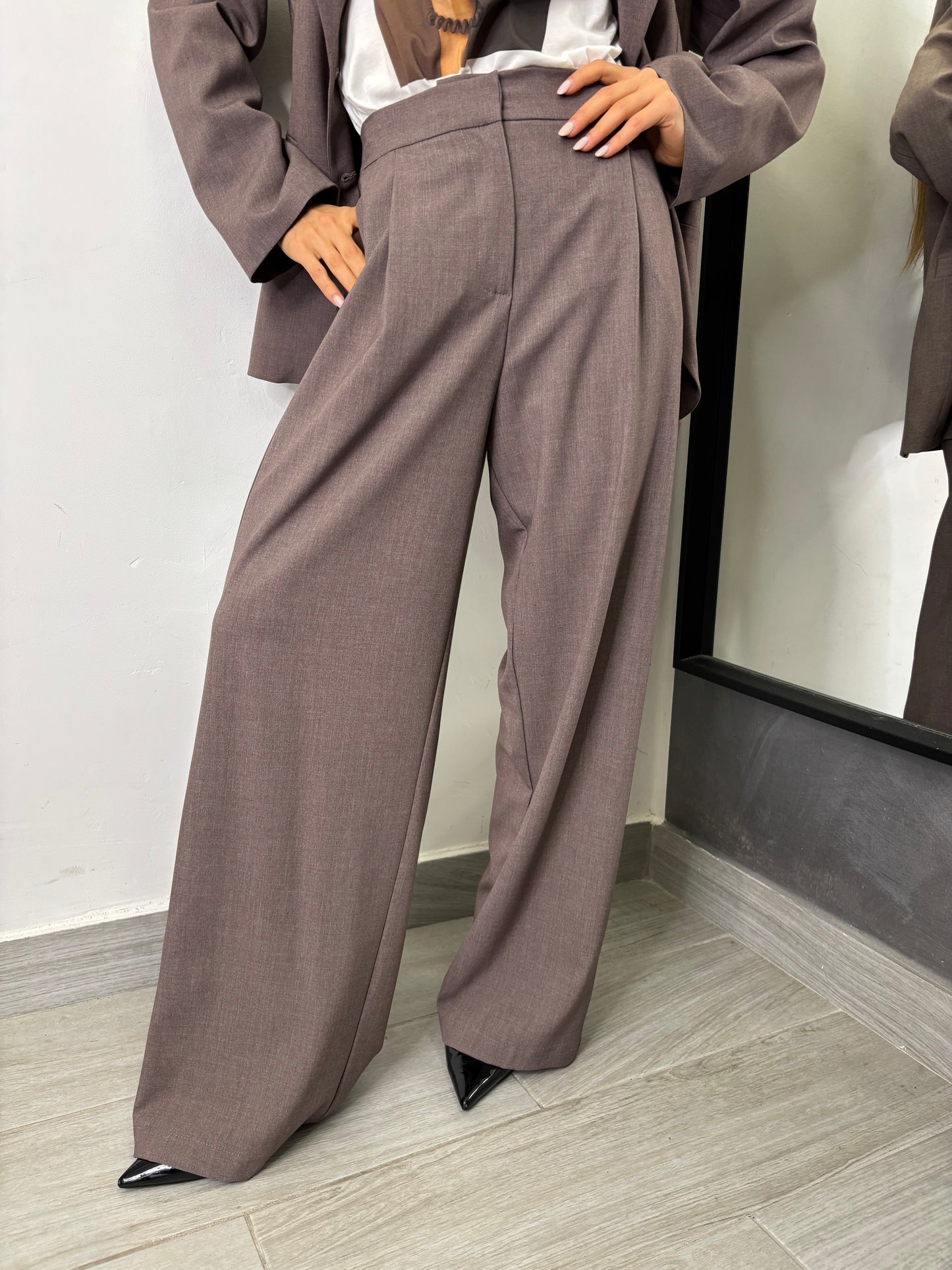 Pantalone Nocciola Mélange Imperial