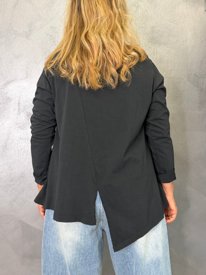 T-Shirt Wendy Spacco Davanti Nera