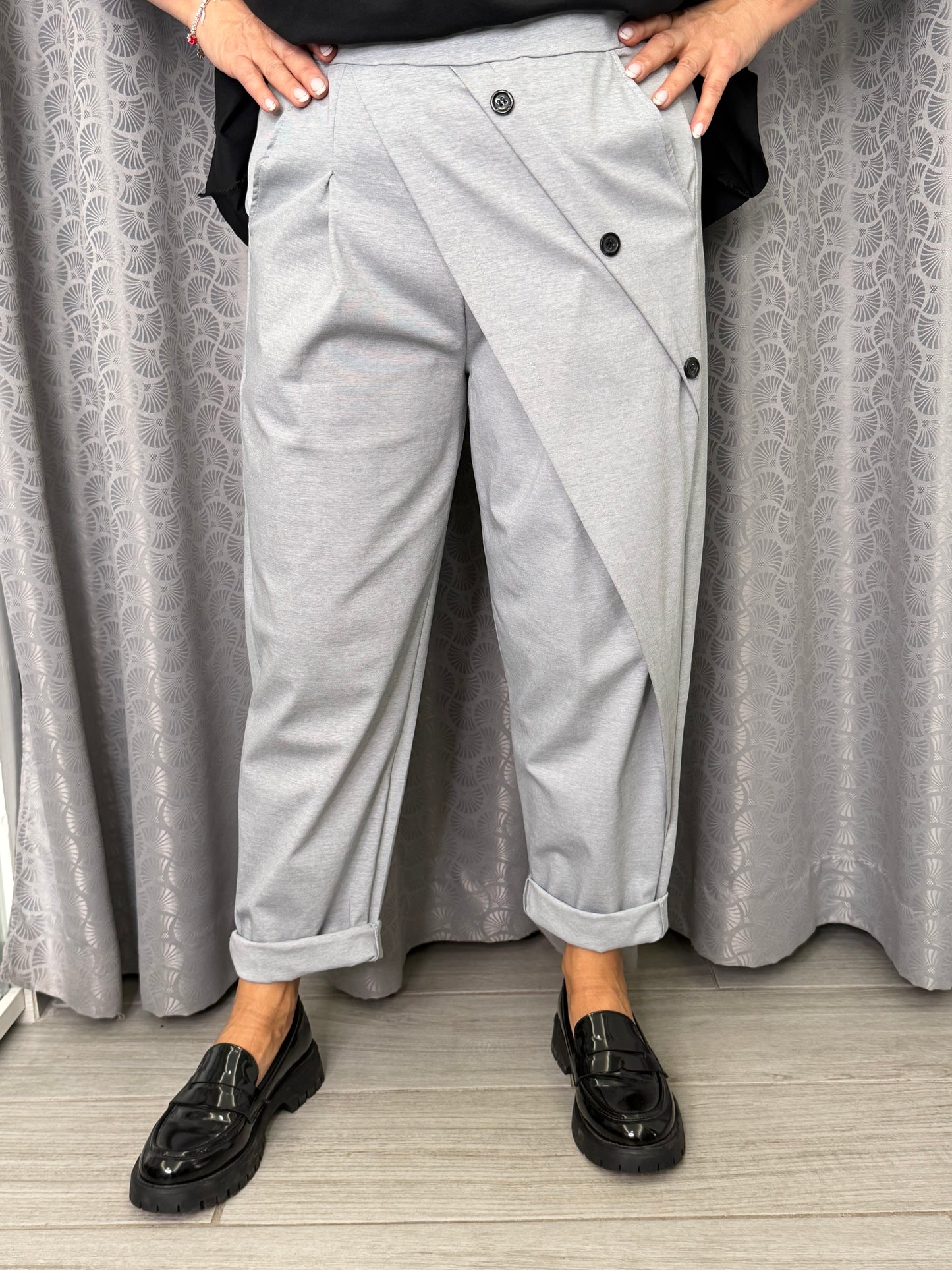 Pantalone 158C Daiana Grigio