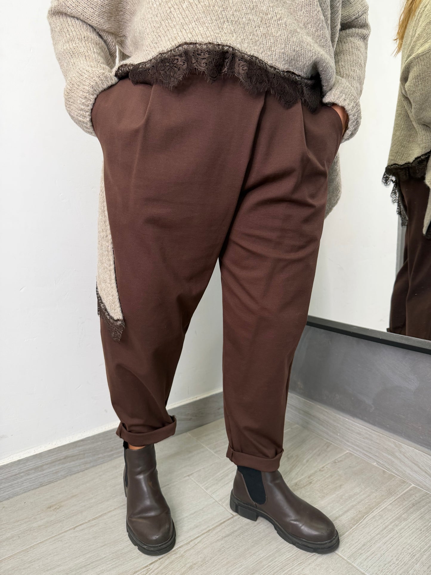 Pantalone Sun Zaira Marrone