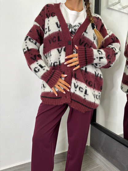 Cardigan VCL Burgundi Vicolo