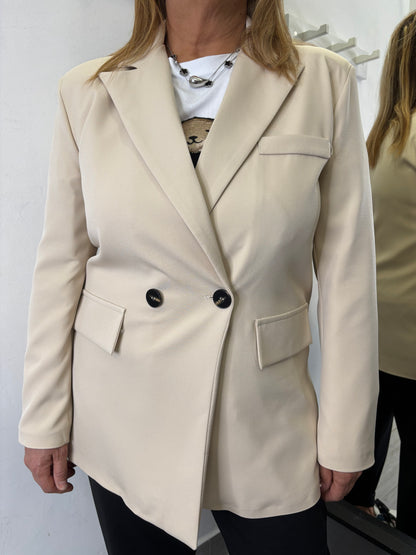 Blazer Doppio Petto Burro