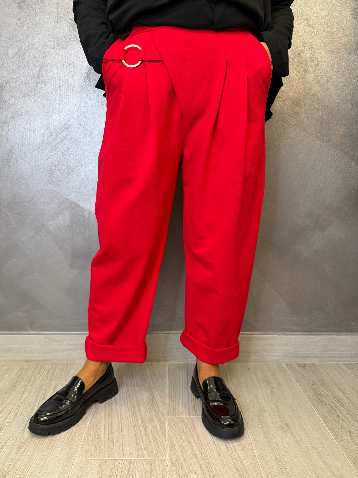 Pantalone 158C Adele Rosso