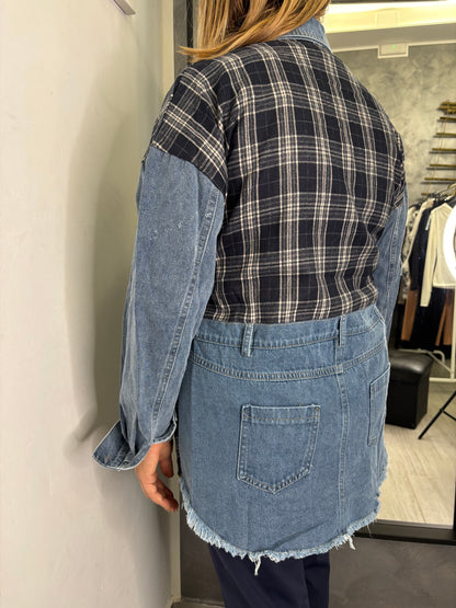 Camicia Scozia Jeans