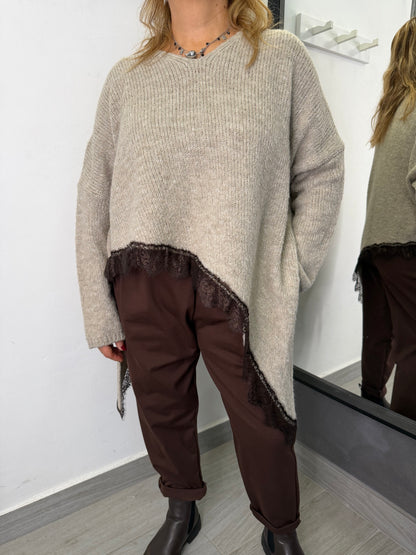 Pantalone Sun Zaira Marrone