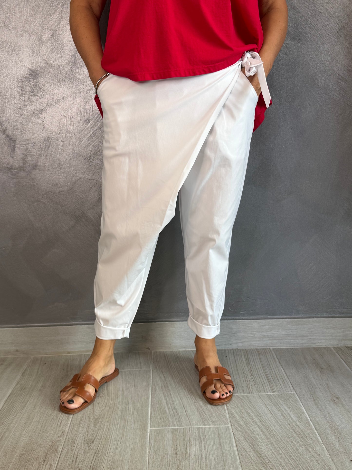 Pantalone Sun Pareo Summer Bianco